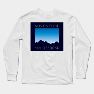 4x4 Offroad Adventure - Blue Skies Long Sleeve T-Shirt